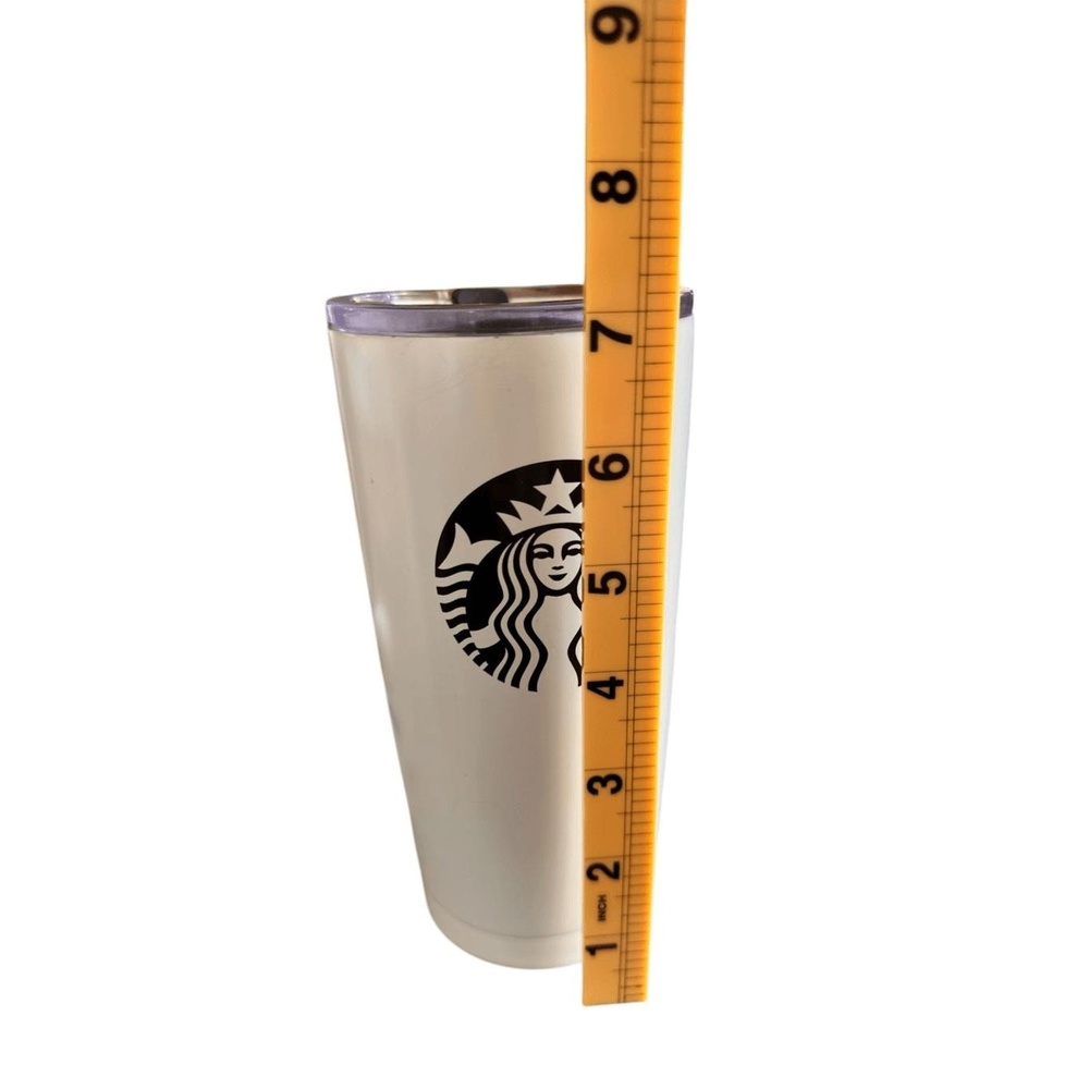 Starbucks 2017 White Black Mermaid Stainless Steel Tumbler 20 fl oz. ***Item: H - Picture 5 of 7